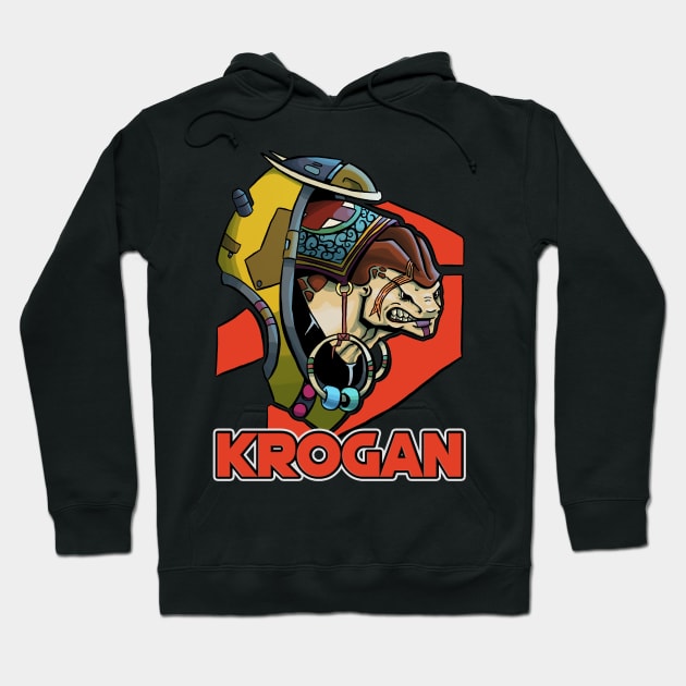 Krogan Bust Hoodie by Dylan